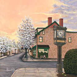 Howard Geyer Newtown Clock-$80