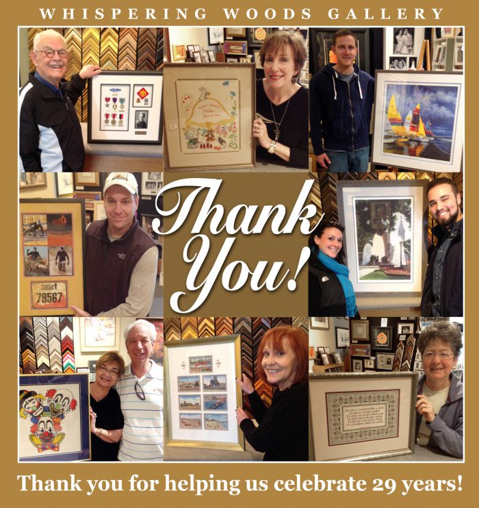 Whispering Woods Gallery Thanks you!