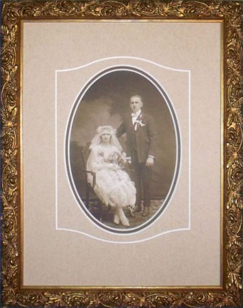 Custom Framed Vintage Photo