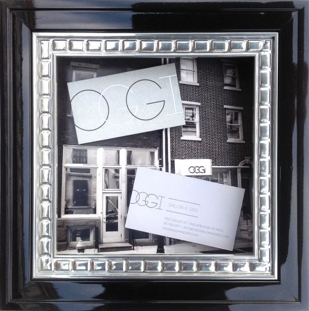 Custom Framed Business Card and Business Photo