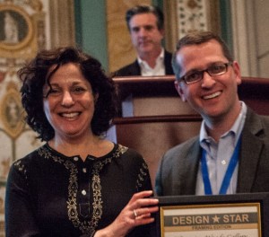 Design Star Award Susan Gittlen and Larson Juhl CEO Drew Van Pelt