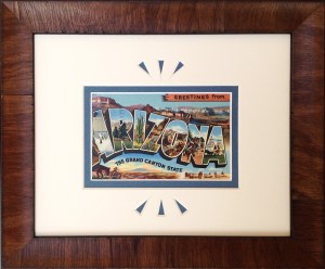 Vintage Arizona Large Letter Postcard