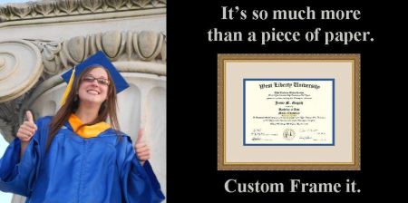 Diploma Framing at Whispering Woods Gallery