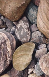 River Rocks II by Karen Eckelmeyer