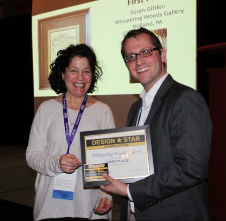 Textile Framing Award for Whispering Woods Gallery