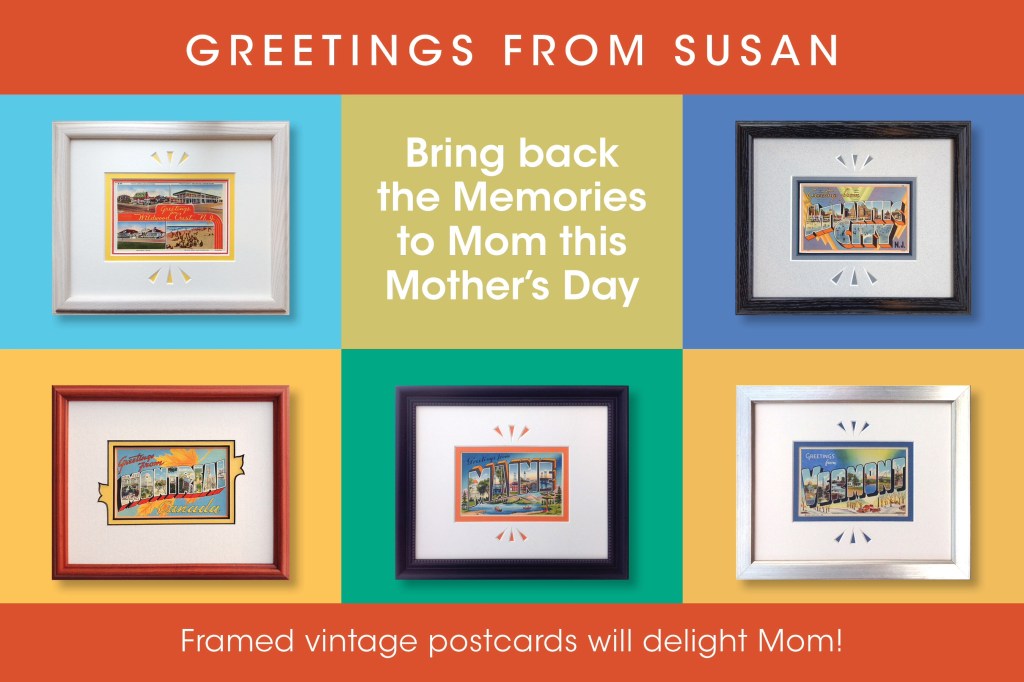 Whispering Woods Gallery vintage  postcards