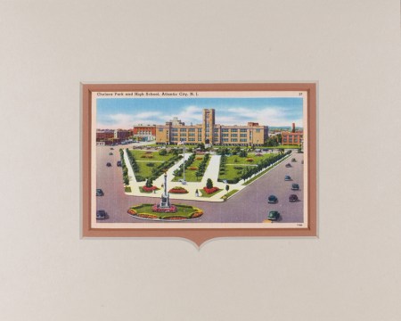 Atlantic City High School Postcard