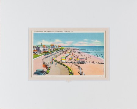 Cape May Beach postcard