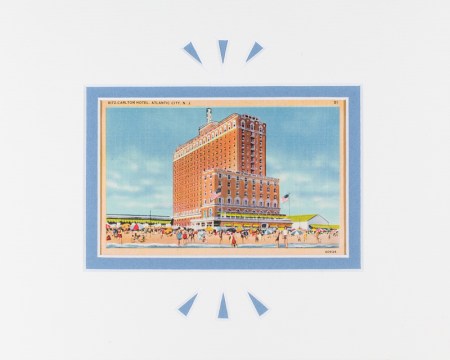 Atlantic City, NJ Ritz Carlton Vintage Postcard