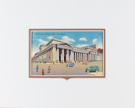 New York City, PA Station vintage postcard