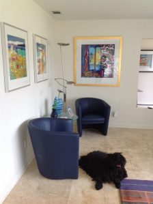 Custom Framing in a shore home