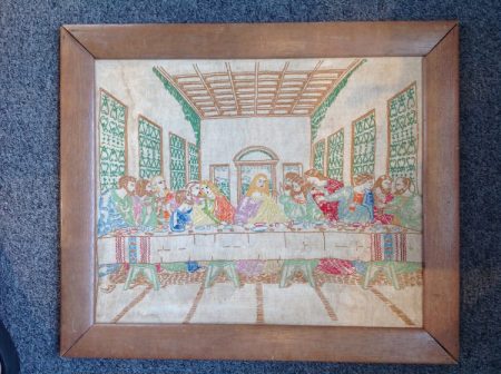 Vintage Stitchery Framing