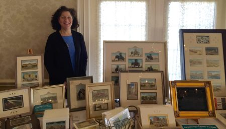 Vintage Postcard Display