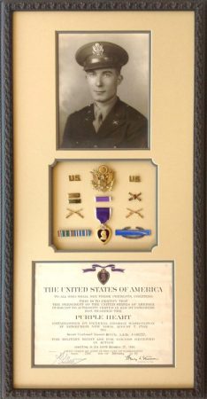 Custom Framing for Military Medals