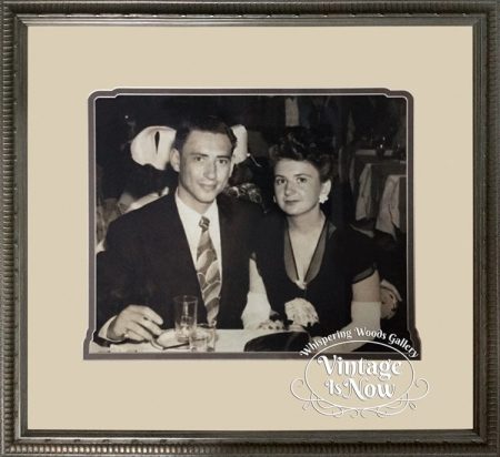 Vintage custom framed photo