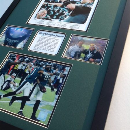 Custom Framed Eagles Super Bowl items