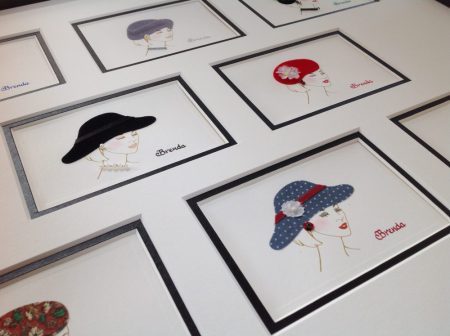 Custom Framed notecards