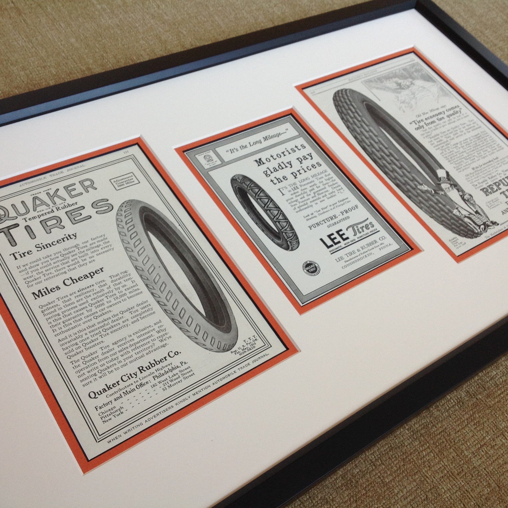 Vintage Tire Advertisements