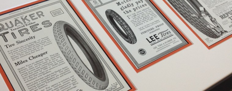 Vintage Tire Advertisements