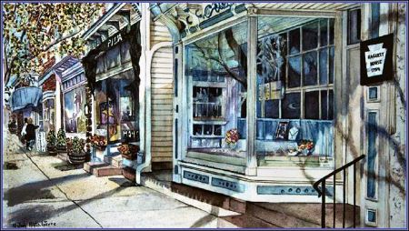 State Street Memories by Judy LaTorre, Newtown Pa art print