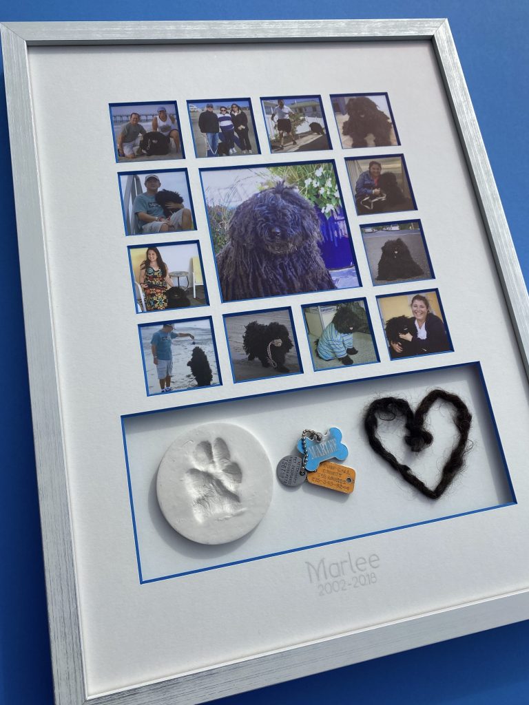 mat, matcutting, custom framing, pet tribute, pet keepsake, bespoke framing, picture frame, pet shadowbox