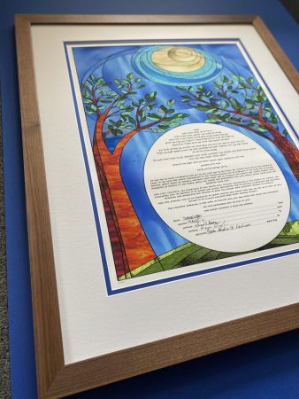 Ketubah framing in Bucks County Pennsylvania