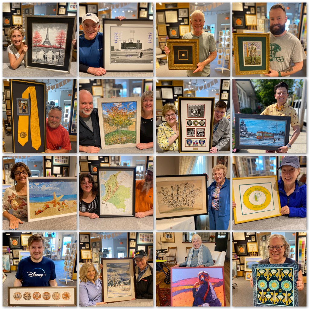 Custom framing projects